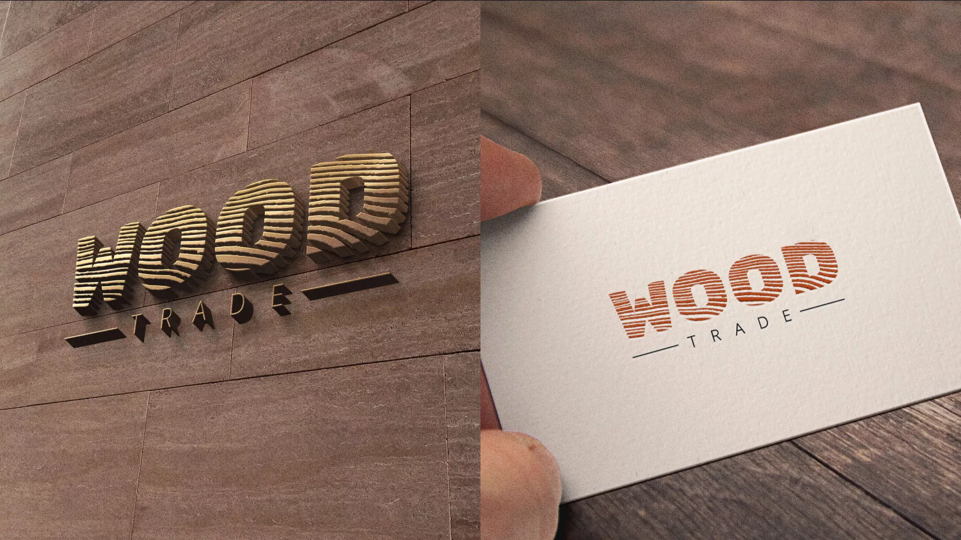 Разработка логотипа для компании «Wood Trade» в Электрогорске