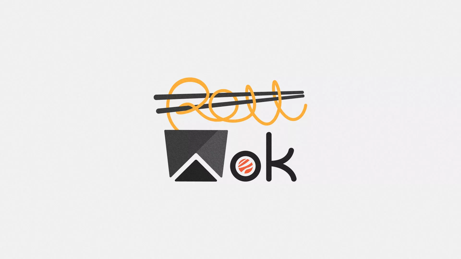 Разработка логотипа в Электрогорске для суши-бара «Roll Wok Club» Разработка логотипа в Электрогорске для суши-бара «Roll Wok Club»